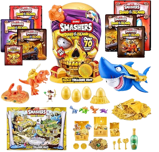 Zuru Smashers Island Gold Hunt, Interactive Orange Collectible