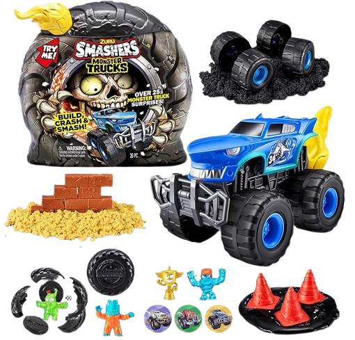 Shark Monster Truck, Collectible Surprise Toy by Zuru Smashers